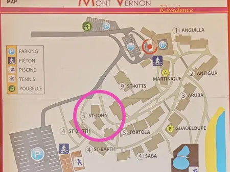 Studio  Cherry  à Mont Vernon - Confort, Piscine et Proximité Plage à Marigot, St Martin - Photo 19
