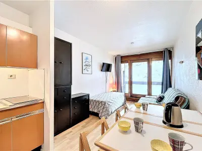 Appartement à Le Corbier, Studio lumineux au centre avec balcon et piscine - L961925