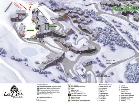 Studio ski aux pieds pour 4 pers, au cœur d'Arc 2000, près commerces, bowling, patinoire - Photo 13