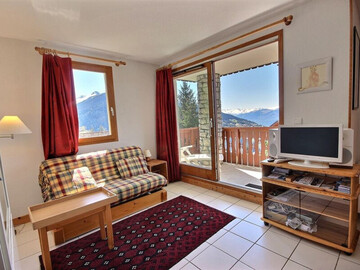 Location Apartment in Peisey Vallandry,Charmant 3 pièces calme proche pistes avec parking et balcon FR-1-411-896 N°962832