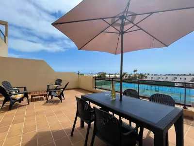 Appartement à Corralejo, Maison 2 ch., terrasse vue mer, à 10 min plages et centre - L963606