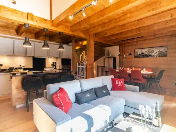 Chalet in Morzine,Chalet de charme, 4 chambres avec terrasse, proche centre et pistes, navette gratuite - Morzine FR-1-754-27 N°963638