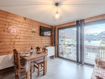 Appartement à Morzine, Studio cabine lumineux 2* à Morzine, proche pistes, balcon Sud-Est, parking privé, 2-4 pers. - L963670