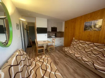 Appartement à Plagne Villages, Studio rénové, pieds des pistes, balcon - L964083