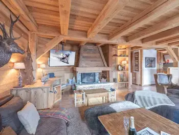 Chalet à Huez,Chalet aux pieds des pistes avec spa, sauna et parking FR-1-645-43 N°964127