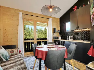 Appartement à Courchevel 1550, Appartement rénové 5 pers, skis aux pieds, balcon - L964576