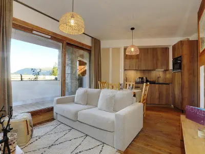 Appartement à Courchevel 1650, Courchevel 1650 : Appart neuf 2P+cab, idéal 4 pers proche centre avec parking - L964670