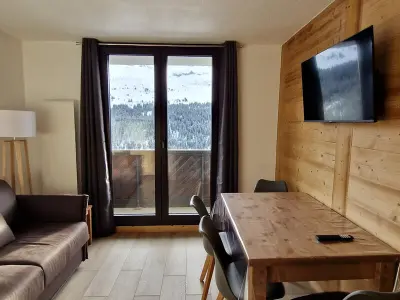 Appartement à Flaine, Studio rénové avec cabine, balcon et accès facile aux pistes - Flaine Forêt - N°965018