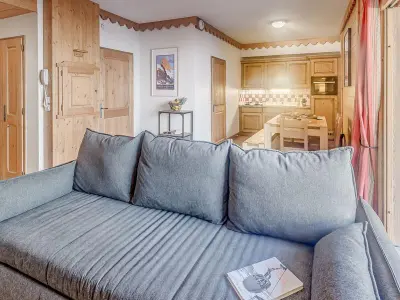 Appartement à Champagny en Vanoise, Champagny-en-Vanoise : Confort 4 pers, 46 m², Terrasse, Casier à ski, WIFI, TV 4K - L965232