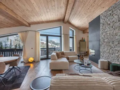 Appartement à Courchevel 1850, Magnifique Duplex Neuf à Courchevel 1850 avec Accès Direct aux Pistes, SPA et Piscine - N°965242