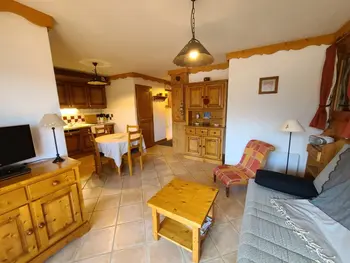 Wohnung in Les Carroz d'Arâches,Appartement 3 pièces cosy, 6 personnes, près de la piscine et du ski bus, parking inclus. FR-1-572-285 N°967792