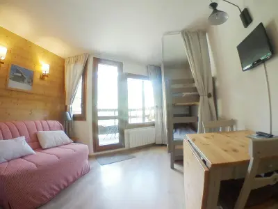 Appartement à Avoriaz, Studio rénové pour 4 pers. au pied des pistes, quartier calme des Hauts Forts, 3S téléphérique proche - L968137