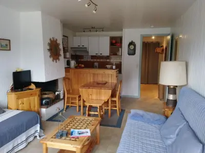 Appartement à Châtel, Studio cosy avec balcon, 20m des remontées mécaniques, plein centre Châtel, idéal 3 pers. - L969163