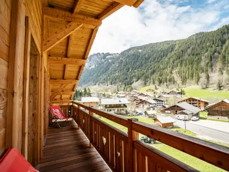 Chalet 4* pour 15 pers. avec jacuzzi, balcon et poêle à bois, proche du télécabine du Linga et Super-Châtel - Photo 14