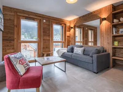 Appartement à Chamonix Mont Blanc, Duplex centre Chamonix pour 6 avec balcon et garage - L969843
