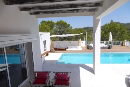 Casa Loma, Villa à Cala Tarida avec piscine et vue mer - Photo 7