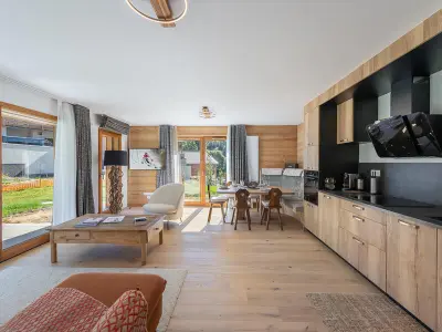 Appartement à Megève, Appartement Confortable avec 2 Chambres, Terrasse et Parking à Megève - L970424