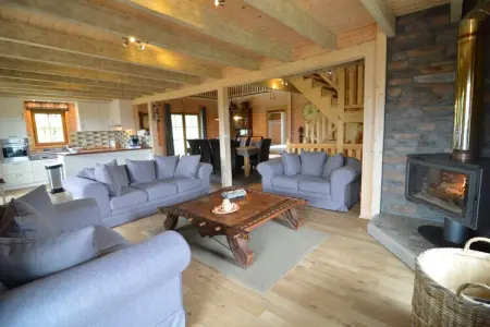 Chalet Du Soleil Grand Luxe, Chalet spa de luxe dans les Ardennes - Photo 8