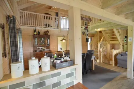 Chalet Du Soleil Grand Luxe, Chalet spa de luxe dans les Ardennes - Photo 11