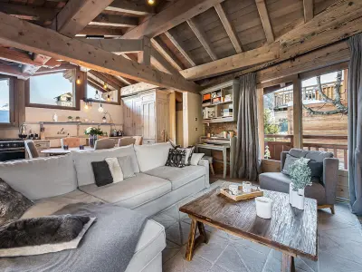 Appartement à Courchevel 1550, Luxueux Appart-Chalet avec Jacuzzi et Sauna à Courchevel 1550 - L970686