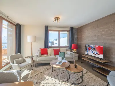 Appartement à Huez, Bel appartement à 400m des pistes, idéal pour familles, avec parking et services inclus - N°970688