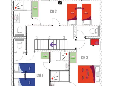 Chalet 12 pers avec sauna, jacuzzi, wifi, parking, animaux admis - Photo 14