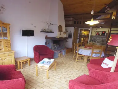 Appartement à Champagny en Vanoise, Charmant appartement avec mezzanine, 6 pers, balcon, parking, draps et ménage inclus - L970893