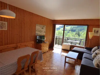 Appartement à Le Grand Bornand, Charmant studio rénové 4 pers avec balcon au calme, proche remontées - Le Grand Bornand - L973177