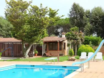 Villa à Fornells de la Selva,Maison rustique avec piscine et grand jardin près de Gérone ES-304-10 N°973298