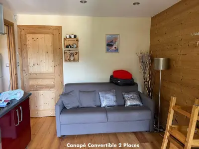 Appartement à Valloire, Charmant Studio Cabine 4 Pers, Centre de Valloire, Proche Télécom./Commodités, Casier à Skis/Balcon - L973559