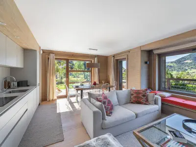 Appartement à Megève, Appartement lumineux avec spa, piscine et sauna pour 7 personnes near Megeve - L974685