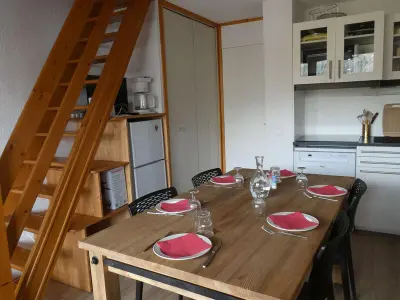 Appartement à Les Avanchers Valmorel, Confortable 3 pièces, 6 pers., animaux admis, accès piste - L974716