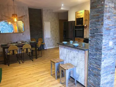 Wohnung in Les Avanchers Valmorel, Appartement skis aux pieds, rénové, pour 10 personnes, avec WiFi inclus - L974723