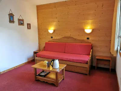 Appartement à Les Avanchers Valmorel, Studio divisible 4 pers, proche pistes & commerces, classé 2*, balcon, équipements modernes - L974733