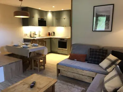 Appartement à Les Avanchers Valmorel, Charmant appartement ski aux pieds à Crève-Coeur, 2 pièces, 5 pers, proche commerces - L974763