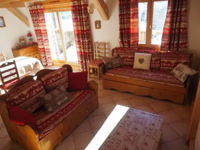 Appartement à Les Avanchers Valmorel, Chalet 10 pers. avec parking, au pied des pistes - L974775