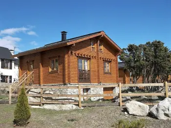 Chalet in Font Romeu Odeillo Via,Chalet bois 6 pers, plein sud, navette pistes, grand confort FR-1-580-101 N°975738