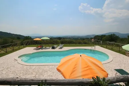 Lavanda, Ferme à Casperia avec piscine et vue - Photo 5