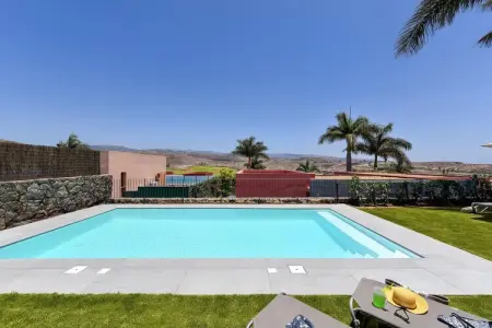 Par 4 Villa 10, Villa à Salobre avec Piscine Chauffée & Vue - Photo 6