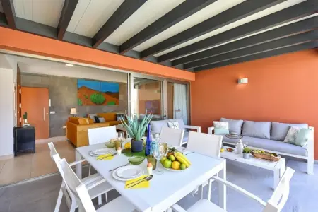 Par 4 Villa 10, Villa à Salobre avec Piscine Chauffée & Vue - Photo 24