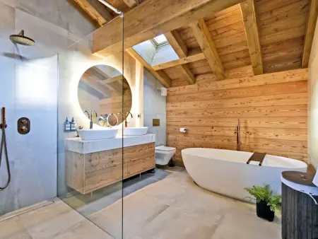 Chalet luxueux avec piscine intérieure et sauna - 5 chambres, 12 pers., proche commerces et pistes - Photo 13