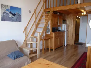 Appartement à Les Adrets Prapoutel,Appartement cosy 4-6 pers avec balcon proche pistes, TV, ascenseur et casier à ski FR-1-771-37 N°977063