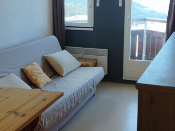 Location Appartement in Les Adrets Prapoutel,Studio au pied des pistes, 3ème étage, proche école de ski FR-1-771-41 N°977068