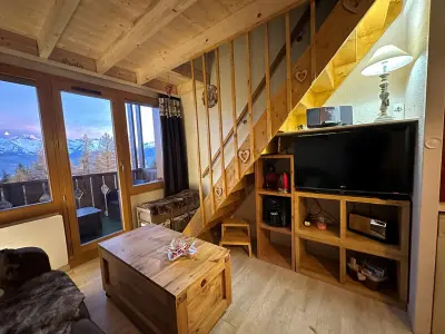 Appartement in La Plagne Montchavin Les Coches, Duplex rénové 3P+cabine 6 pers, balcon, vue Mont Blanc - L977224