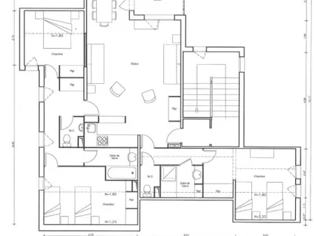 Spacieux appartement pour 8 personnes à Plagne 1800 avec balcon - Photo 10
