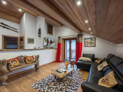 Appartement à Megève, Appartement rénové au centre de Megève avec balcon et parking - L977449