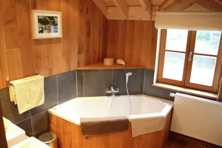 Les Vateaux, Maison à Sart avec Sauna et Vue Campagne - Photo 21