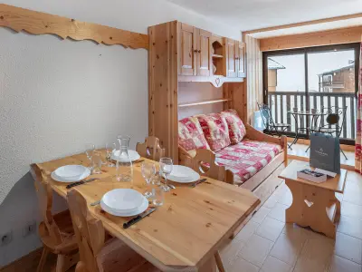 Appartement à Val Thorens, Studio cabine avec loggia, cuisine équipée et services inclus - L977557