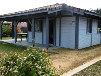 Gite à Brocas,Chalet bois confort, nature & détente, Landes de Gascogne – 2 chambres, activités et équipé, animaux OK FR-1-360-403 N°977834