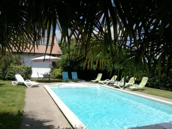 Gite à Josse,Maison de vacances avec piscine privative, 5 chambres, proche Pays basque et plages landaises FR-1-360-516 N°977868